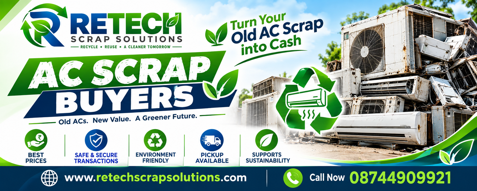 AC Scrap Buyers in Noida