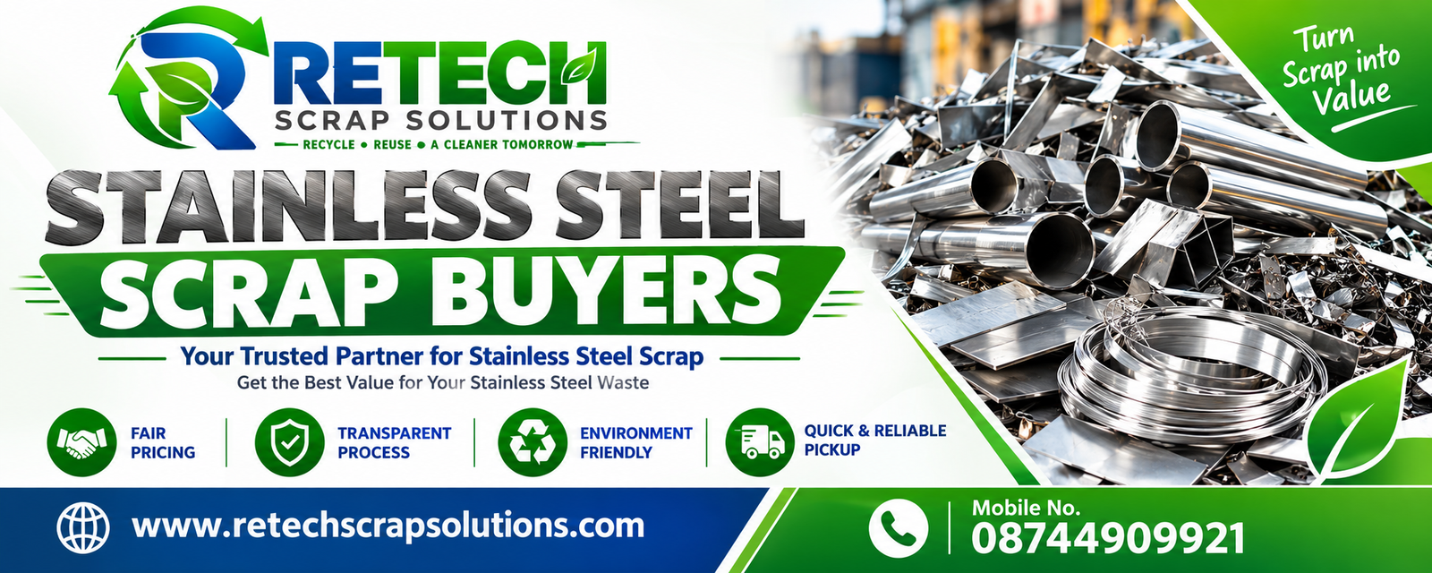 Stainless Steel Scrap Buyers in Noida