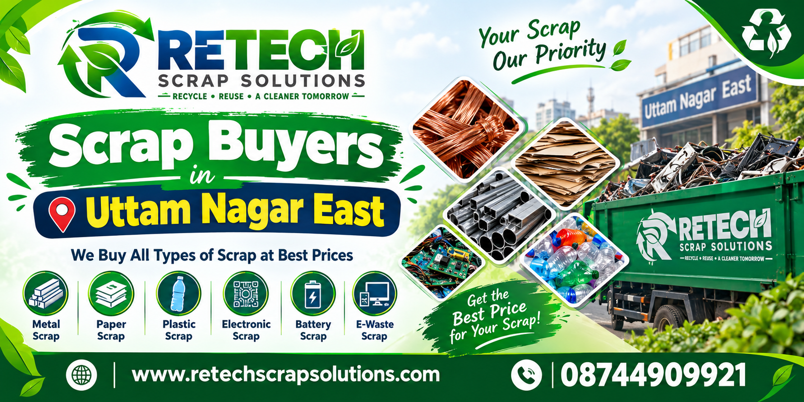 Scrap Buyers in Uttam Nagar East