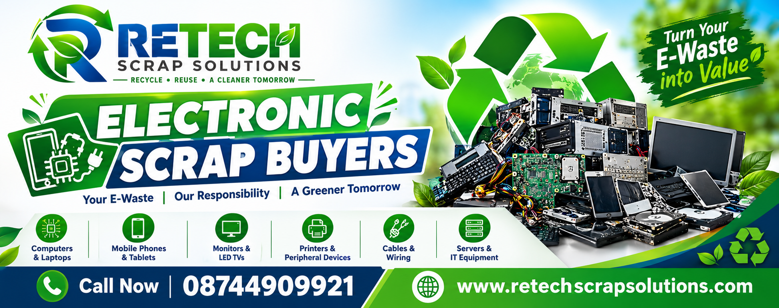 Electronic Scrap Buyers in Noida