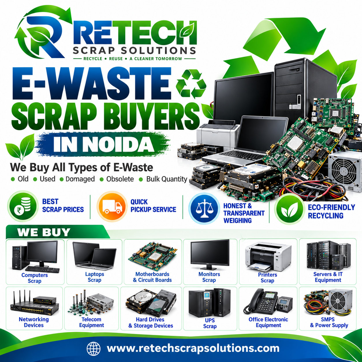E-Waste Scrap Buyers in Noida